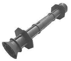 Schalungsspannstelle OKTAGON-PLUS kpl. mit 2 Stopfen 150mm 100Stk/Sack 36Sack/Pal, ZOP15