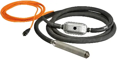 Vibrator intern pentru beton LAIER, de înaltă frecvenţă, diametru 51mm, cu convertizor de frecvenţă integrat, 230V, ZUL51