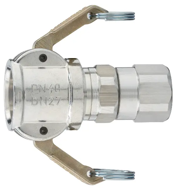 Cuplaj pentru furtun pentru mortar, 25mm, mamă, 1", cu filet interior, rotativ, din aluminiu, cu garnitură, Z00040729