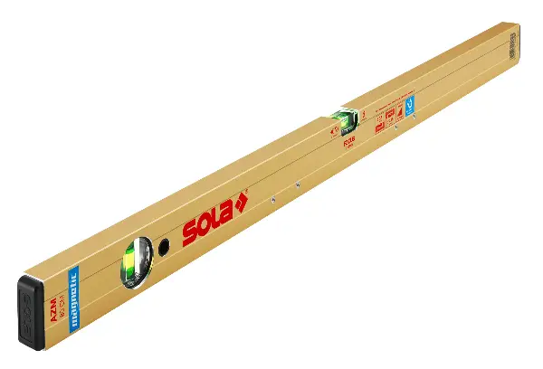 Nivelă cu bulă de aer AZM SOLA, 100cm , 6 magneti, Z01821301