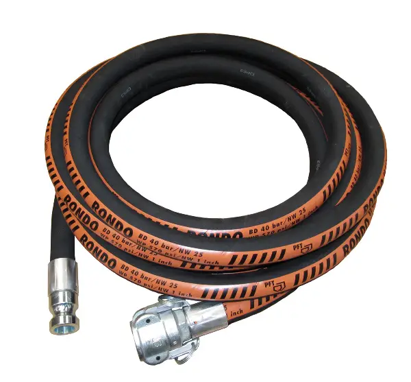 Furtun de presiune PFT Rondo, pentru mortar, O 25mm, 10m, cu cuplaje nerotative, Z021100