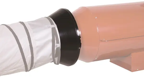 Befestigungsadapter für Heizschlauch Nr. Z02AC562 für Heißluftturbine LE120, Z02AC501