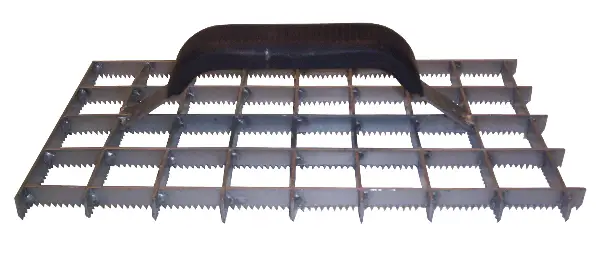 Rabot cu gratii, dinţat, 280 x 140mm, UA5, Z0772502