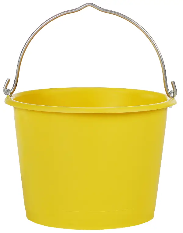 Baueimer gelb 12 Liter kranbar 600Stk/Pal, Z1101226