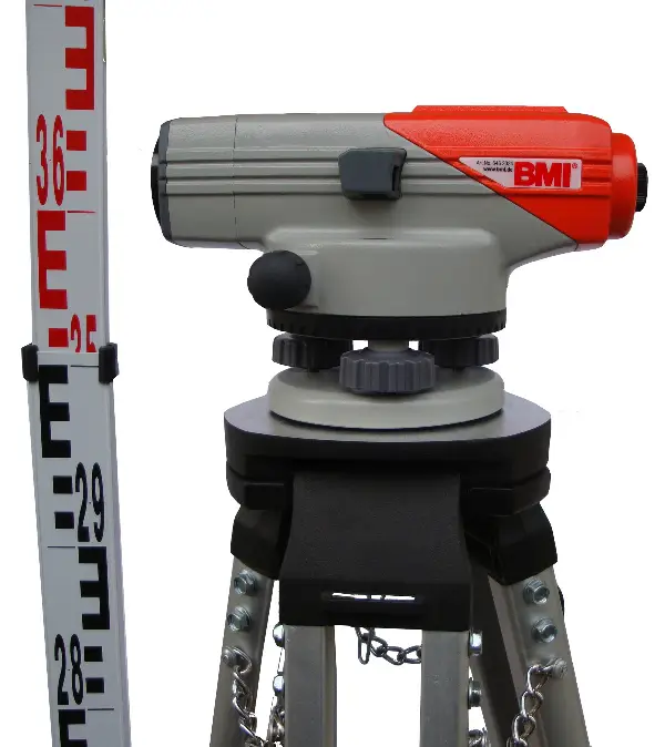 Set nivele BMI NAN 2024 cuplare automată cu tenimetru 5m, stativ, în trusă, Z110624S