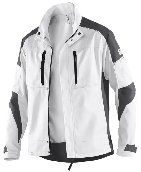 Bundjacke KÜBLER ACTIVIQ weiß/anthrazit 270 g/m² Gr. L, Z12501097L