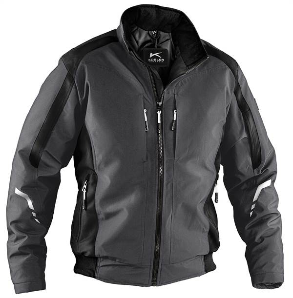 Wetterblouson KÜBLER WEATHER anthrazit/schwarz 165 g/m² Gr. XL, Z13679799XL