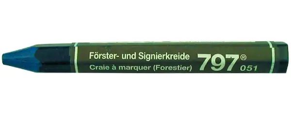 Cretă forestieră de marcare albastră pentru lemn, cauciuc, hârtie, beton UA12, Z1680002