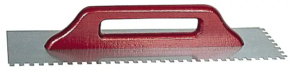 Gletuitor profesional 500x130x0,7mm, E8, inox, dinţat - mâner înşurubat UA25, Z1748308