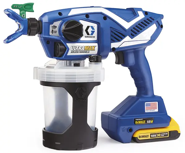 =81= Aparat de pulverizare,fără fir,ULTRAMAX HH cu 2 baterii Li-Ion, 2 duze, pahar plastic, Z17P2580