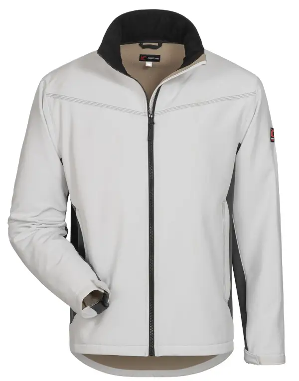 Softshell-Jacke LAURIN CRAFTLAND®, weiß/grau, Gr. M, VPE5, Z19972M