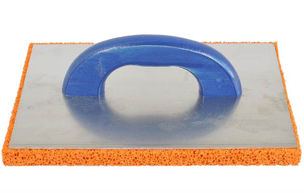 Reibebrett Alu mit Schwammgummi orange grob 320x220mm, Z20300320