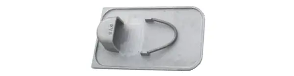 Glättschuh Alu ohne Feder, Z2032OF