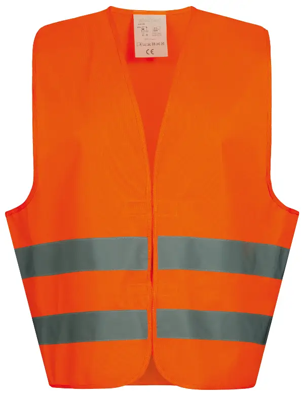 Warnweste OSKAR WICA-TEX® orange, EN 20471/2, Polyester, Gr. universal, VPE50, Z22686