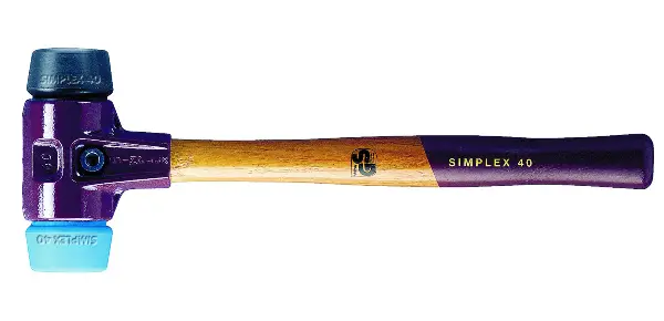 SIMPLEX-Schonhammer Gummi/TPE-soft, mittelhart/weich, 50mm VPE1, Z24250