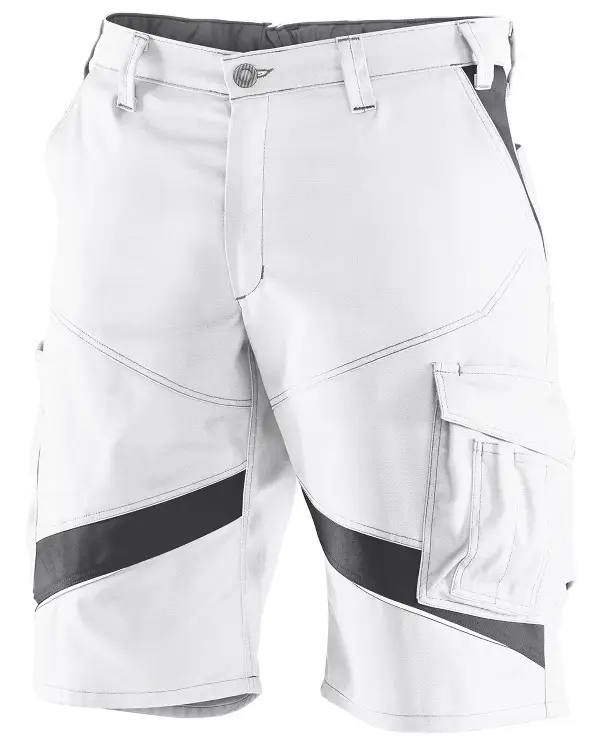 Arbeitsshorts KÜBLER ACTIVIQ weiß/anthrazit 270 g/m² Gr. 48, Z2450109748