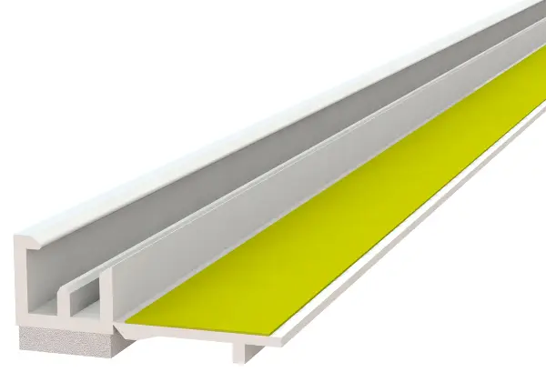 Profil pentru usi si ferestre, 8x8mm, 2,40 ml/bară, UA30 = 72ml, 50 cutii/palet, Z324