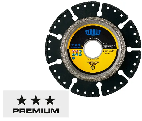 Trenn- u. Anfasscheibe Kunststoff UC3 125x3,0x22,23mm DCCI COMBI TYROLIT, Z34228075