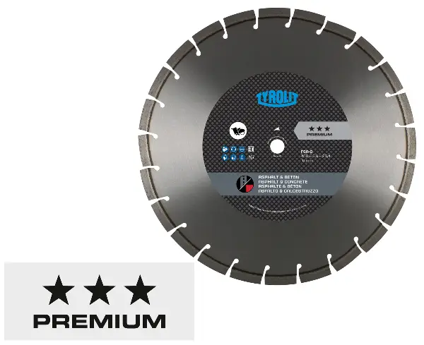 Diamantsägeblatt Asphalt + Frischbeton C7SW 450x3,6x25,4mm FSA+C TYROLIT, Z34527692