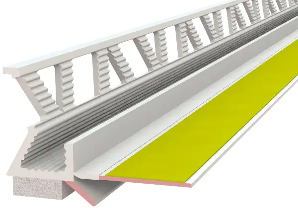Putz/Schutzleiste 11mm,DL, flex. Abriss,ES, 2,5lfm/Sta 60Sta/Kart 21Kart/Pal, Z3722250LO