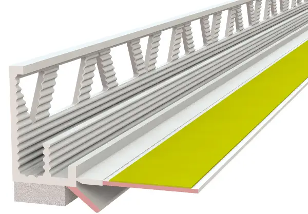 Putz/Schutzleiste 10mm,DL,flex. Abriss,ES, 2,5lfm/Sta 60Sta/Kart 21Kart/Pal, Z3723250LO