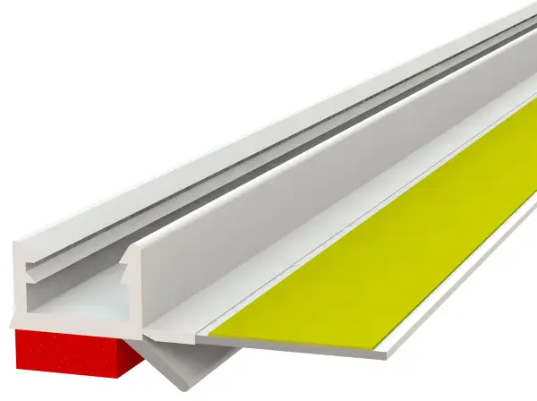 Putz/Schutzleiste 10mm,innen ROT,DL,flex. Abriss, 2,6lfm/Sta 60Sta/Kart 42Kart/Pal, Z3765260LO