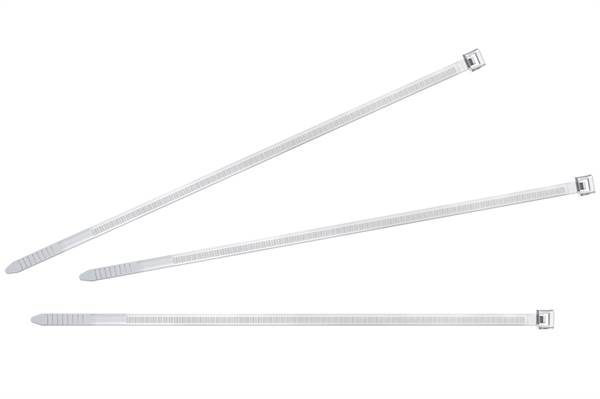 Colier pentru cabluri, BN 4,8 x 350, transparent, 100bucăţi/pachet, 600pachete/palet, Z37653