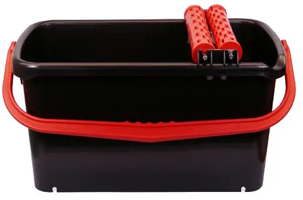 Fliesen-Waschboy Profi 23l schwarz inkl. 2 Wasch-/Laufrollen, Z40090