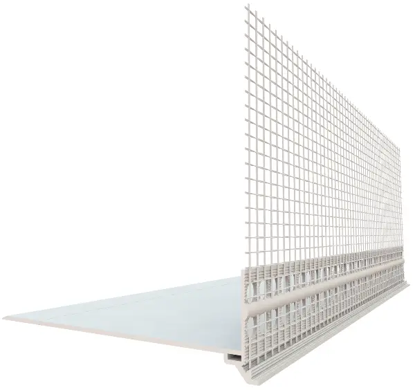 Sockel-/Anschlussprofil PVC 100mm 2,0lfm/Sta 10Sta/Kart 30Kart/Pal, Z4210000014