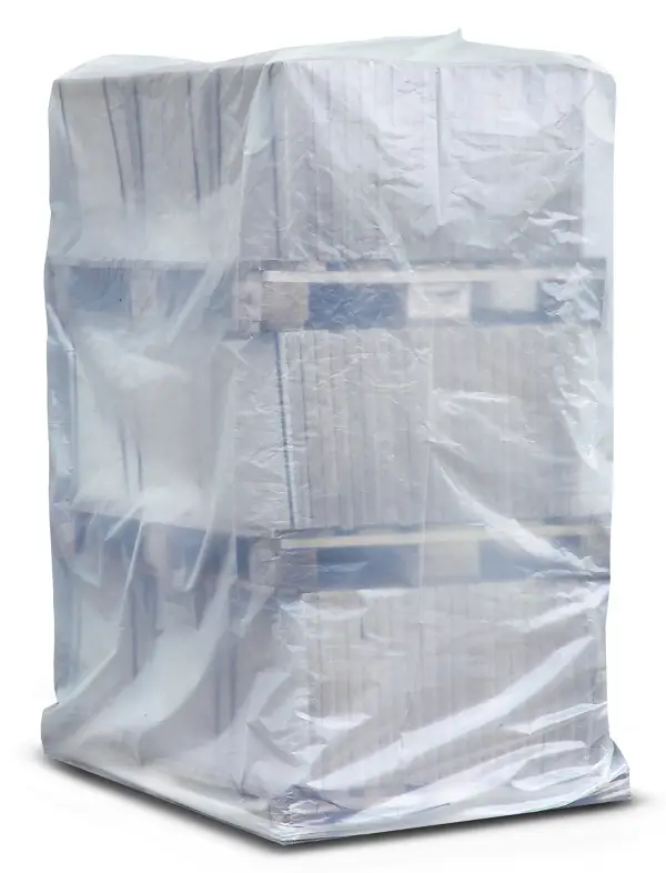 Husă pentru palet, din PE, 1300 x 1100 x 1700mm / 0,125mm grosime. Volum interior: circa 1100 litri. 10 bucăţi/legătură,...