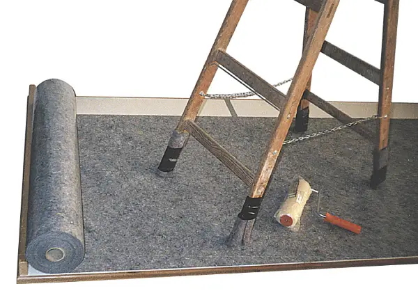 Abdeckvlies mit Folie PROFESSIONAL 1m x 50m / 270g rutschfest 12Roll/Pal, Z470041LO