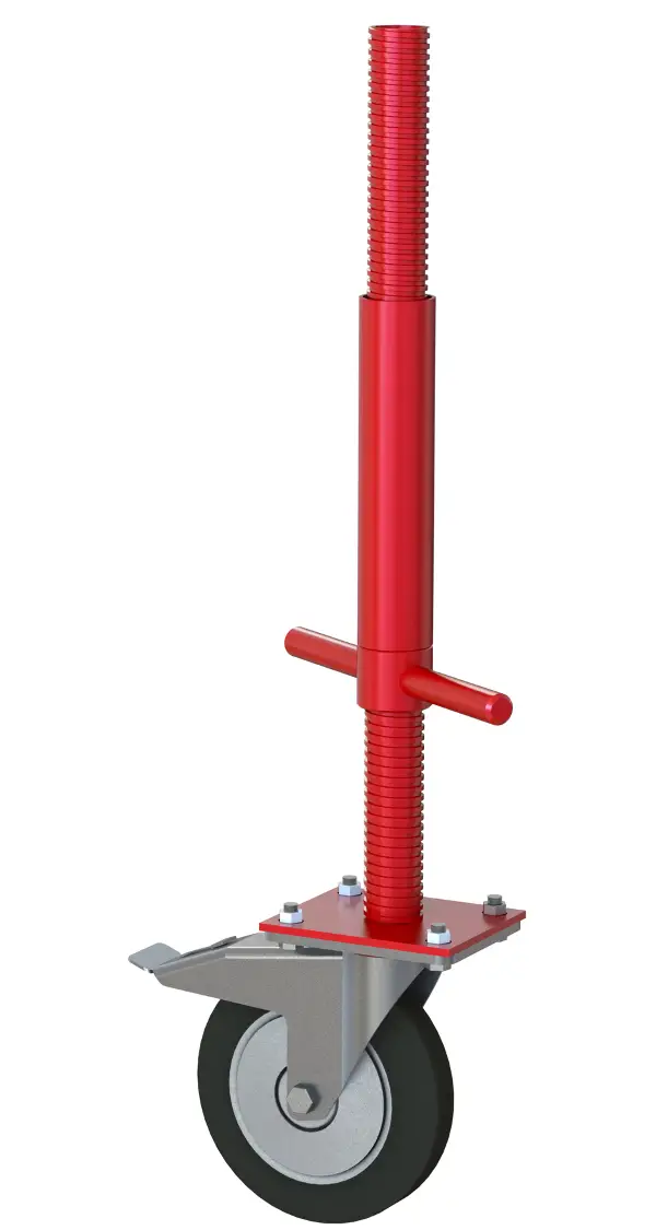 Roată cu dispozitiv de blocare picior de calare reglabil, vopsit, Z48112500