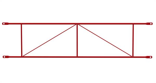 Balustradă dublă, modul, 32G, 2,50m, vopsită, 10kg, Z48132