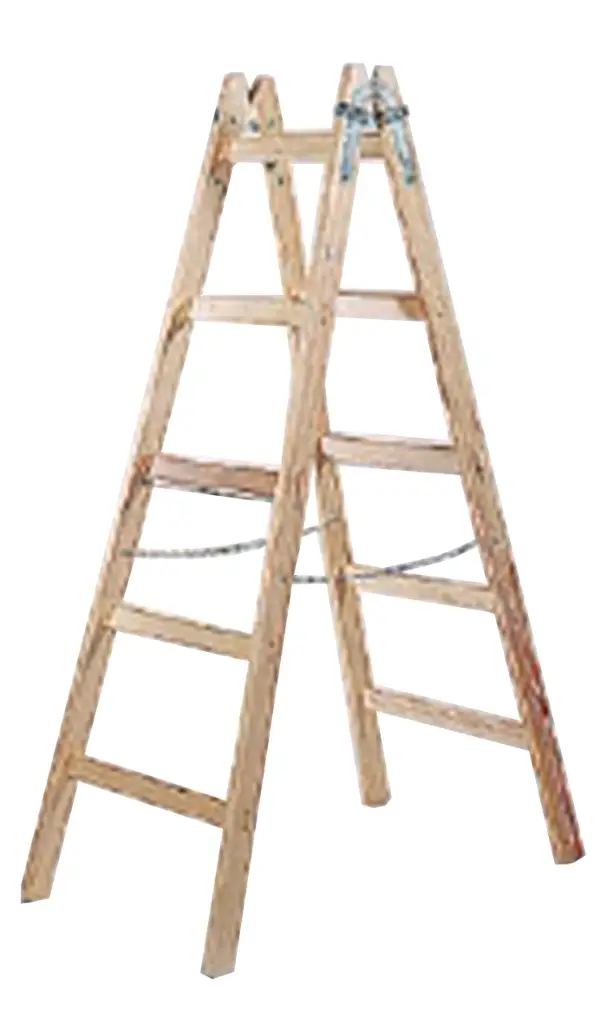 Scară de lemn 4 trepte, 1,36x0,50x0,13m, ÖNORM EN 131, Z4