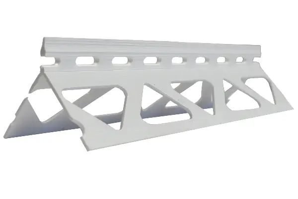 Profil coltar PVC pt tencuiala mecanizata 12mm, 2,5ML/bara, 25bare/cutie, 30cut/Pal, Z5001250LO