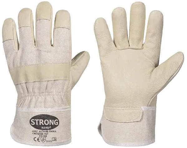 Mănuşă 88 PAWA, executată integral din piele de porc, galbenă, captusita, 0174, mărime: 10,5, Z502