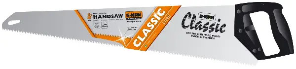 Ferăstrău de mână CLASSIC, 450mm pânză universală U7, UA10, Z5210503