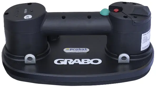 =81= Akku-Vakuum-Hand-Verlegegerät FXAH-120-GRABO-GREENLINE PROBST m. Manometer, in Tasche, Z58500016