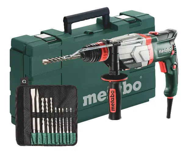Bohr- und Meißelhammer METABO UHEV2860-2 Quick SET 1100W inkl. Bohr-/Meißelsatz, Z600713510