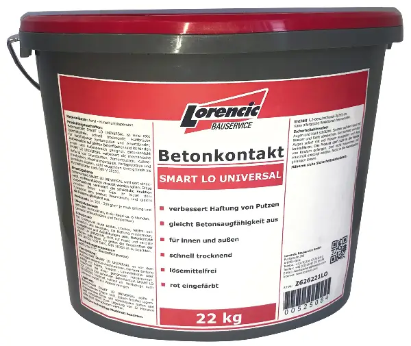 Betonkontakt SMART LO UNIVERSAL roşu 22kg/găleată, 24 găleată,/palet, Z626221LO