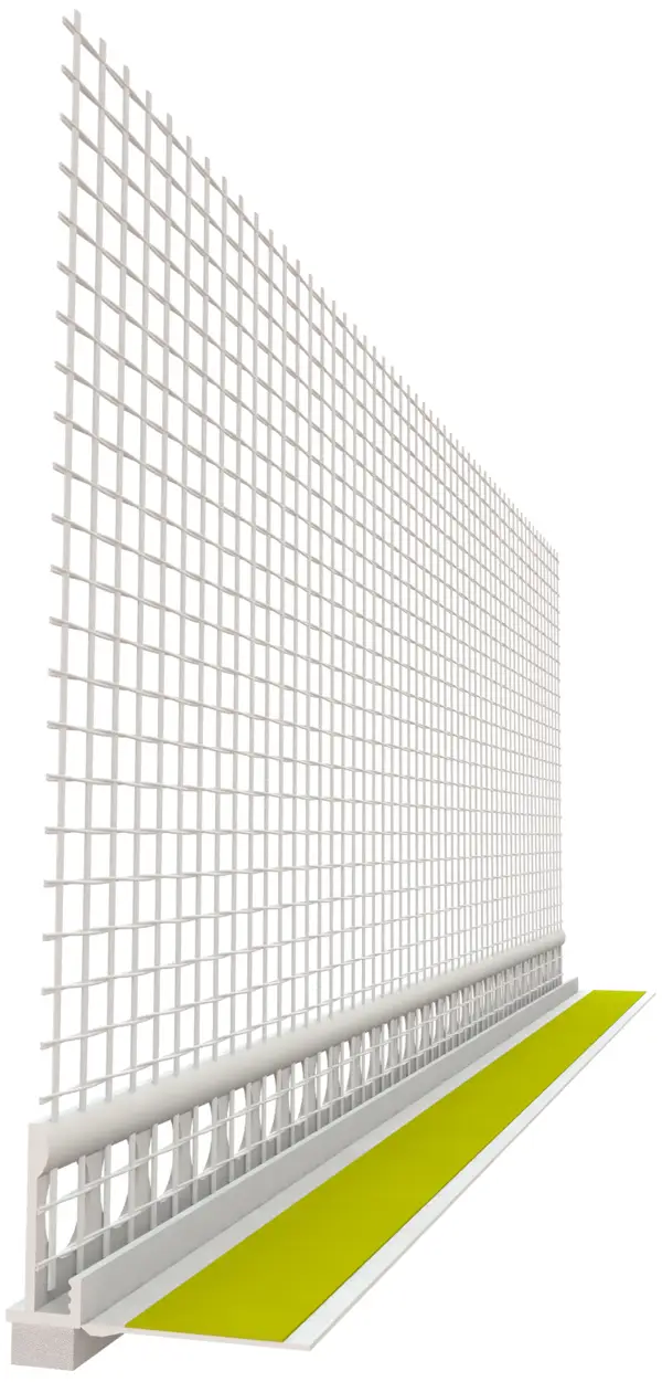 Profil pentru tencuială şi de protecţie, cu ţesătură, 6mm, 2,4 ml/bară, UA30 = 72ml, 50 cutii/palet, Z6470205