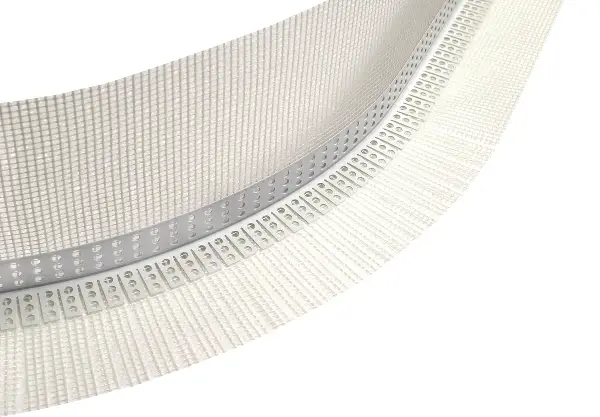 Profil de colț PVC unghiular cu țesătură 100x150mm arc rotund 2,5ml / bara 50bare / cutie, Z65253070