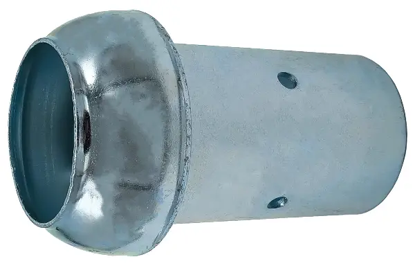 Mörtelschlauch-Kupplung 50mm VT ohne Dichtung, ohne Schrauben, langer Schaft, Z65374