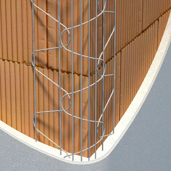 Widra APR, pentru colţuri rotunjite, zincat, 2,95 ml/bară, 40 bare/cutie, 20 cutii/palet, Z7016