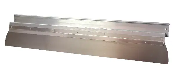 Şpaclu de netezit gletul, profil Z, aluminiu, natur, 80cm, cu lamă 80x0,5mm, Z7666R808LO