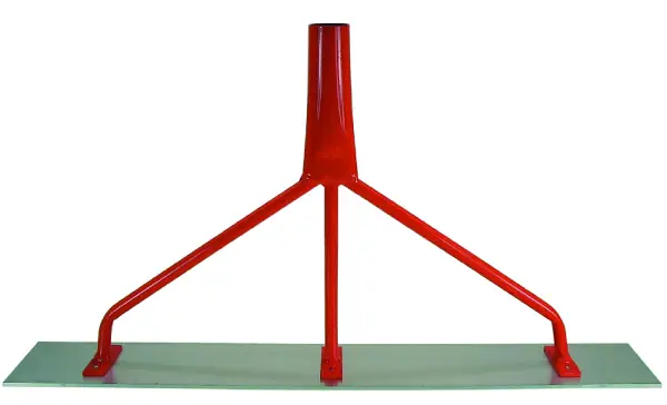 Distribuitor de beton din aluminiu 60cm,neted,fara coada, Z90111