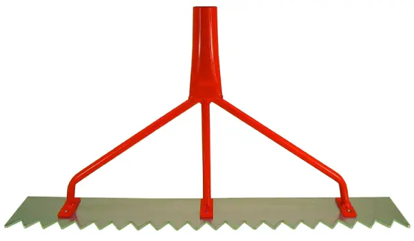 Distribuitor de beton din aluminiu 60cm,dintat,fara coada, Z90113