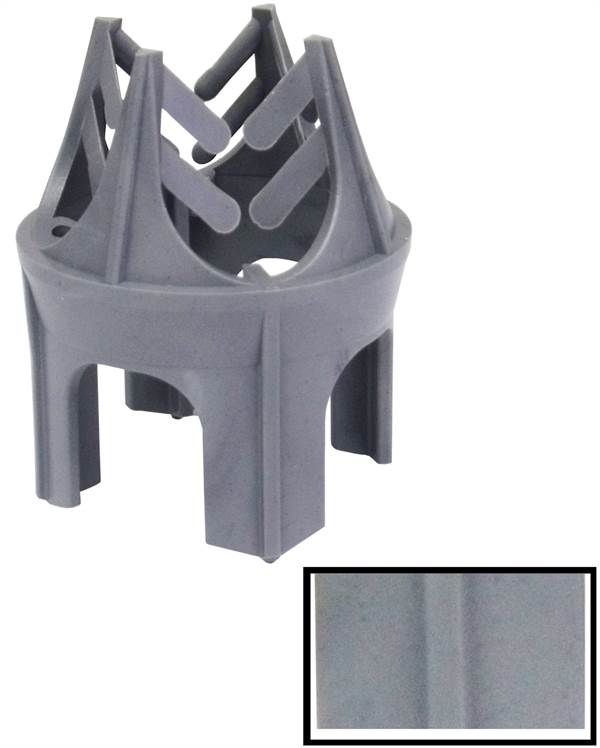 Distanţier-turn cu 4 picioare, 40mm, 6-20, cu picior plat, 250 bucăţi/sac, 4 saci/pachet, 10 pachete/palet, ZATVF40