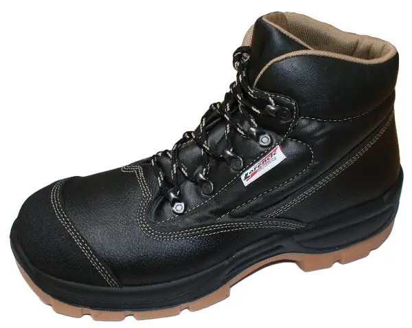 Bocanc de protecţie pentru construcţii, negru, cu gleznă susţinută, EN 20345 : 2011 S3, mărime 43, ZCE5743