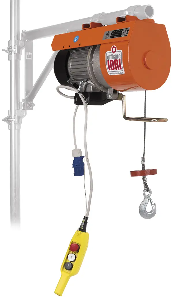 Schwenkarmaufzug IORI DM200I VELOX 230V 200kg Tragkraft 40m Seillänge, ZDM200IV